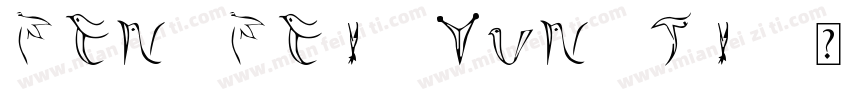 FEN FEI YUN TI字体转换